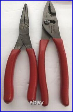 SNAP ON TOOL 7 piece PLIERS & Cutter set 911BCP 497CCP 61ACP 96CF 47CF 87CF 86AC