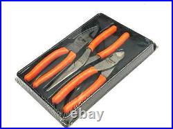 SNAP ON TOOLS USA PL307ACFO 3 Piece Pliers Cutter Set Orange Sealed New +