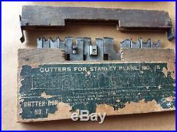 Set No. 1 & No. 2 Cutter Cutters Box Sets for Stanley 45 Plane / Sweetheart Logo