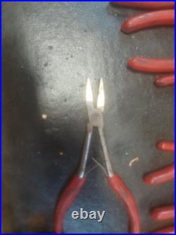 Set Of 14 Mac Pliers, Needle Nose, Cutters And Bag