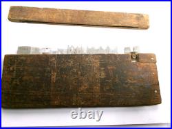 Set Of 16 Notched Cutters In Original Box For Stanley No. 45 Plow Plane