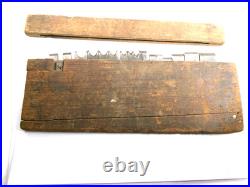 Set Of 16 Notched Cutters In Original Box For Stanley No. 45 Plow Plane