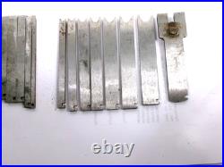 Set Of 16 Notched Cutters In Original Box For Stanley No. 45 Plow Plane