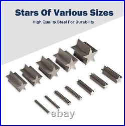 Set of 10 Punches Star disc Cutter For Jewelry Dies ewelry Tools Stamping Blanks