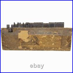 Set of 13 Antique Stanley No. 45 Combination Plane Cutters in Box