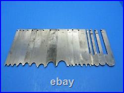 Set of 49 irons blades cutters for Stanley 55 wood plane with boxes