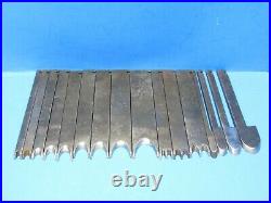 Set of 52 irons blades cutters for Stanley 55 wood plane with boxes & lids