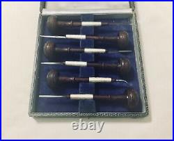 Set of 6 Erza F. Bowman Chasing or Engraving Cutters Tools