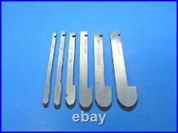 Set of 6 Record 405 wood plane fluting irons blades cutters with special 3/16 5/8