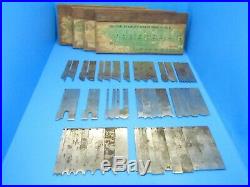 Set or lot of 50 irons blades cutters for Stanley 55 wood plane with 4 boxes