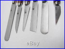 Skiving Knife Set Leather Specialist Craft Tools Cutting Edge Knife Cutter 6pc