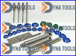 Small Gas Engine Heads Valve Seat Cutter Kit Carbide Tipped 34 Pcs All In One Us