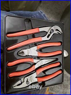 Snap-On (4) Pc Pliers & Cutters Set just sat in tool box