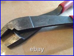 Snap On Tool Pliers Wire Cutters Pry Bar Screwdriver Set Of 5