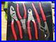 Snap-On-Tools-4-piece-Pliers-Cutters-set-RED-ITEM-PL400B-BRAND-NEW-01-xagz