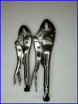 Snap On Tools 7 & 10 Locking Pliers With Cutter Set LP7WC/LP10WC