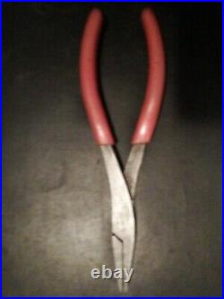 Snap-On Tools 9 assorted needle nose pliers and wire cutters