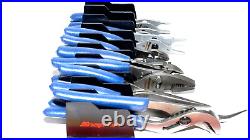 Snap On Tools NEW PL1000STARTMB 10pc POWER BLUE Plier Cutter Crimper Starter Set