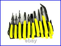 Snap On Tools PL1000STARTHV 10pc Pliers Starters Set Needle Nose Cutters Crimper