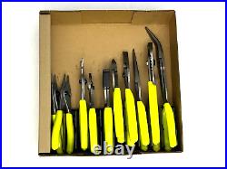 Snap On Tools PL1000STARTHV 10pc Pliers Starters Set Needle Nose Cutters Crimper