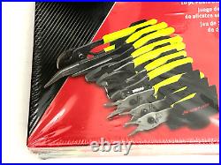 Snap On Tools PL1000STARTHV 10pc Pliers Starters Set Needle Nose Cutters Crimper