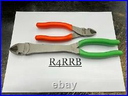 Snap-On Tools USA DAILY DEAL NEW 2pc Diagonal Cutter Pliers Lot Set 86ACF 312CF