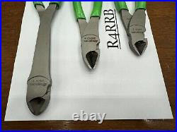 Snap-On Tools USA NEW 3 Piece GREEN HD HIGH LEVERAGE Diagonal Cutters Lot Set