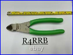 Snap-On Tools USA NEW 4pc GREEN Soft Grip Cutter & Slip Joint Plier Lot Set