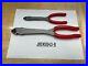Snap-On-Tools-USA-NEW-RED-2-Piece-Long-Neck-Diagonal-Cutter-Pliers-Lot-Set-01-xxmh