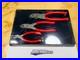 Snap-On-Tools-USA-NEW-RED-3-Piece-Soft-Grip-Diagonal-Cutter-Pliers-Set-PL803A-01-vtu