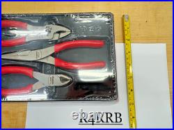 Snap-On Tools USA NEW SEALED RED 3 Piece Soft Grip Pliers / Cutters Set PL306ACF