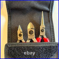Snap-on PLP300A 3-Piece Plier & Cutter Service Set Tool Made in USA Genuine
