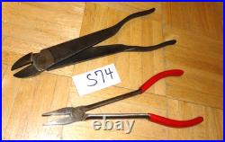 Snap-on Tools 2 Piece Heavy Duty 11 Diagonal Cutter & 9 Duck Bill Pliers