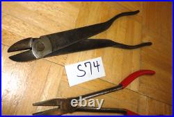 Snap-on Tools 2 Piece Heavy Duty 11 Diagonal Cutter & 9 Duck Bill Pliers