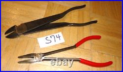 Snap-on Tools 2 Piece Heavy Duty 11 Diagonal Cutter & 9 Duck Bill Pliers