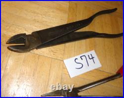 Snap-on Tools 2 Piece Heavy Duty 11 Diagonal Cutter & 9 Duck Bill Pliers