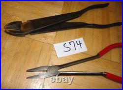Snap-on Tools 2 Piece Heavy Duty 11 Diagonal Cutter & 9 Duck Bill Pliers