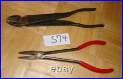 Snap-on Tools 2 Piece Heavy Duty 11 Diagonal Cutter & 9 Duck Bill Pliers