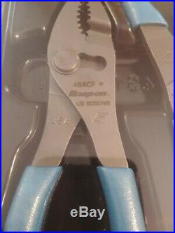 Snap-on Tools 3 Piece Pliers / Cutter Set PL306ACFPB Pearl Blue NEW