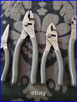 Snap-on Tools 6 Piece Heavy Duty Essential Pliers/Cutters Set GRAY