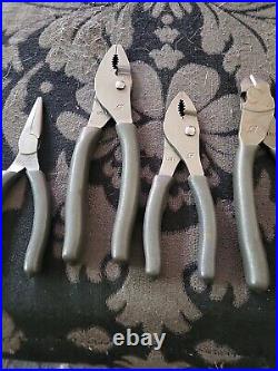 Snap-on Tools 6 Piece Heavy Duty Essential Pliers/Cutters Set GRAY