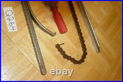 Snap-on Tools Chain Wrench, Tail Pipe Exhaust Cutter, Flywheel Turner