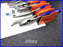 Snap-on Tools NEW 10pc Orange & PURPLE SUNS Themed Assorted Plier / Cutter Set