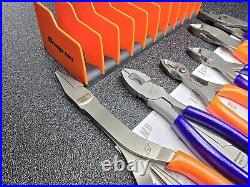 Snap-on Tools NEW 10pc Orange & PURPLE SUNS Themed Assorted Plier / Cutter Set