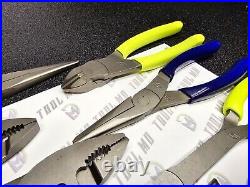 Snap-on Tools NEW 11pc HI VIS & PURPLE Themed Assorted Plier Cutter Set PWCS7ACF