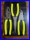 Snap-on-Tools-NEW-PL307ACFHV-HI-VIZ-YELLOW-3pc-Soft-Grip-Pliers-Cutters-Set-01-qx