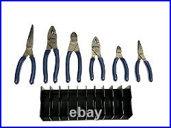 Snap on Tools NEW PL600ES1RKMB 6 pc Blue Heavy Duty Essential Pliers/Cutters Set