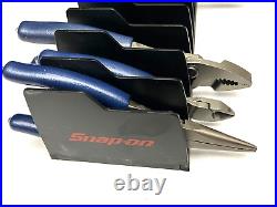 Snap on Tools NEW PL600ES1RKMB 6 pc Blue Heavy Duty Essential Pliers/Cutters Set