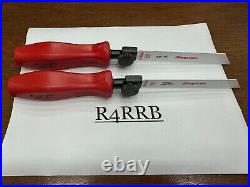 Snap-on Tools NEW RED Hard Handle Quick Cutter Hand Saw 2 Piece Set Blades HS50