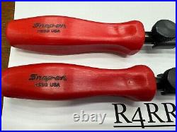 Snap-on Tools NEW RED Hard Handle Quick Cutter Hand Saw 2 Piece Set Blades HS50